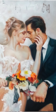 Sweet Moments Oil Painting